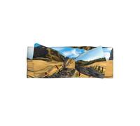 YYHWHJDE Bandeau avec nœud pour bébé imprimé île de Jeju Corée - Adorable jeté de nouveau-né pour cadeaux de fête prénatale et souvenir confortable de nouveau-né