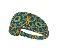 YYHWHJDE Bandeau de sport Yin Yang Totem pour femme résistant à la transpiration Bandeau élastique d'été