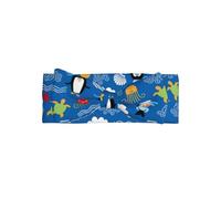 YYHWHJDE Bandeau doux et extensible pour nouveau-né avec imprimé pingouin et tortue de 0 à 6 mois