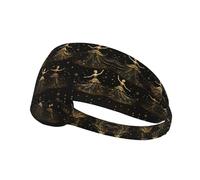 YYHWHJDE Bandeau élastique pour femme Casse-noisette Ballet de Noël Danse Photo Sport Bandeau Anti-transpiration Bandeau d'été