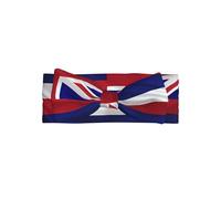 YYHWHJDE Bandeau pour bébé avec nœud imprimé drapeau hawaïen américain - Doux et extensible - Pour bébé fille de 0 à 6 mois