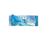 YYHWHJDE Bandeau pour bébé avec nœud imprimé vagues de l'océan - Doux et extensible pour nouveau-né adorable bébé fille de 0 à 6 mois