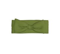 YYHWHJDE Bandeau pour bébé avec nœud imprimé vert foncé uni - Doux et extensible - Pour bébé fille de 0 à 6 mois
