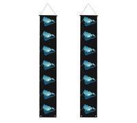 YYHWHJDE Bannière de porche avec impression coucher de soleil sur les éclats de verre - Robuste, durable, lavable et réutilisable, décoration de remise de diplôme pour fêtes, cérémonies, portes