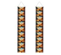 YYHWHJDE Bannière de porche avec impression d'ailes d'arbre magiques - Robuste, durable, lavable et réutilisable, décoration de remise de diplôme pour fêtes, cérémonies, portes d'entrée