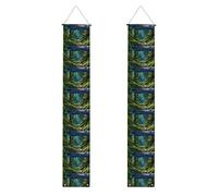 YYHWHJDE Bannière de porche avec impression Evil Spirit In The Forest - Robuste, durable, lavable et réutilisable - Décoration de remise de diplôme pour fêtes, cérémonies, portes d'entrée