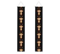 YYHWHJDE Bannière de porche imprimée Little Monkey on the Phone - Robuste, durable, lavable et réutilisable - Décoration de remise de diplôme pour fêtes, cérémonies, portes d'entrée