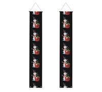 YYHWHJDE Bannière de porche surprise avec imprimé bonhomme de neige - Robuste, durable, lavable et réutilisable - Décoration de remise de diplôme pour fêtes, cérémonies, portes d'entrée