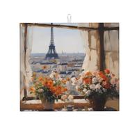 YYHWHJDE Beautiful Pylons in The Distance Printing Kitchen Absorbant, Super Absorbant, Microfibre Super Absorbante, Antidérapant