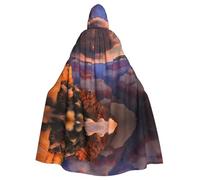 YYHWHJDE Beauty Grand Canyon Picture Cape à capuche pour adulte sans fermeture éclair, confortable pour les fêtes costumées
