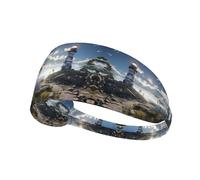 YYHWHJDE Beauty Lighthouse Bandeau de sport pour femme résistant à la transpiration Bandeau élastique d'été