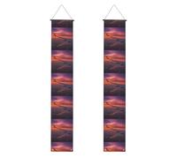 YYHWHJDE Belle bannière de porche imprimée avion dans le ciel pour remise de diplôme - Robuste, durable, lavable et réutilisable, décoration de remise de diplôme 30,5 x 180,3 cm