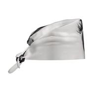 YYHWHJDE Bonnet de nettoyage avec imprimé étalon noir - Doux pour homme et femme, réglable, respirant