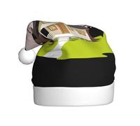 YYHWHJDE Bonnet de Noël pour adulte Motif People under the flower trees doux et moelleux, idéal pour une utilisation à long terme