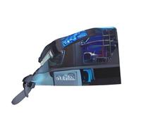 YYHWHJDE Bonnet de travail de nettoyage motif Cabin of The Future - Doux pour homme et femme, réglable, respirant noir
