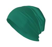 YYHWHJDE Bonnet tricoté Malachite Green Prints pour adulte, pour la vie quotidienne, la maison, les sorties