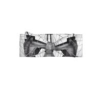 YYHWHJDE Brooklyn Bridge Prints Baby Bow Headband - Adorable couverture de nouveau-né pour bébé fille et cadeau de douche parfait