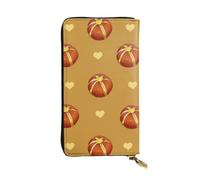 YYHWHJDE Buttered Bread Picture Portefeuille long en cuir conçu pour les filles et les femmes tendance élégant et personnalisé 19 x 10,5 cm, noir, taille unique, Noir , Taille unique