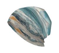 YYHWHJDE Camera by The Sea Prints Bonnet tricoté élastique chaud pour homme et femme Noir