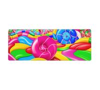YYHWHJDE Candy Land Tapis de souris extra large 30,5 x 80 cm pour l'apprentissage des jeux au bureau