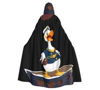 YYHWHJDE Cape à capuche Captain Duck On The Ship pour adulte - Pour jeux de rôle, costumes de scène, fêtes - Entretien facile