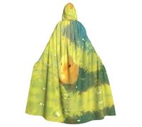 YYHWHJDE Cape à capuche imprimée poussins pour adulte sans fermeture éclair, confortable et durable pour les jeux de rôle