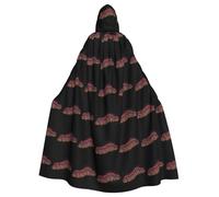 YYHWHJDE Cape à capuche pour adulte avec motif mille-pattes terrible sans fermeture éclair, confortable pour les fêtes costumées