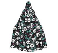 YYHWHJDE Cape à capuche pour adulte avec motif panda mignon pour diverses fêtes et carnaval