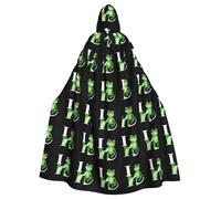 YYHWHJDE Cape à capuche pour adulte avec motif The Frog Prince Who Said He Loved You, sans fermeture éclair, confortable pour les fêtes costumées