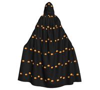 YYHWHJDE Cape à capuche pour adulte en toile d'araignée sur support de citrouille, sans fermeture éclair, confortable pour les fêtes costumées