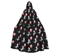 YYHWHJDE Cape à capuche pour adulte motif dalmatien ballon - Très grande cape à capuche sans fermeture éclair