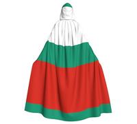 YYHWHJDE Cape à capuche pour adulte motif drapeau bulgare pour diverses fêtes et carnaval