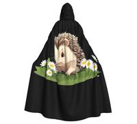 YYHWHJDE Cape à capuche pour adulte motif marguerites - Sans fermeture éclair - Confortable pour les fêtes costumées