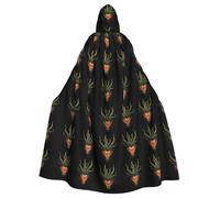 YYHWHJDE Cape à capuche « The Devil with hair like tree roots », imprimé Halloween pour adultes, pour fêtes et costumes