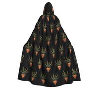 YYHWHJDE Cape à capuche « The Devil with hair like tree roots » - Motif Halloween - Pour adultes - Pour diverses fêtes et carnavals