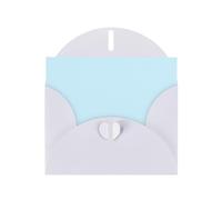 YYHWHJDE Carte de vœux blanche de couleur unie, petit motif frais pour Noël, anniversaire d'enfant, Saint-Valentin et invitation à une fête