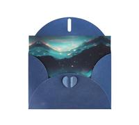YYHWHJDE Carte de vœux bleue avec étoiles de science-fiction pour Noël, anniversaire d'enfant, Saint-Valentin et invitation à une fête