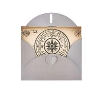 YYHWHJDE Carte de vœux grise au design magique avec boussole nordique parfaite pour la Saint-Valentin, un anniversaire de mariage et des invitations de fête