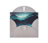 YYHWHJDE Carte de vœux grise avec étoiles de science-fiction pour Noël, anniversaire d'enfant, Saint-Valentin et invitation à une fête