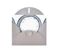 YYHWHJDE Carte de vœux grise avec image transparente de vortex d'eau, parfaite pour la Saint-Valentin, un anniversaire de mariage et des invitations de fête