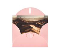 YYHWHJDE Carte de vœux rose avec motif tourbillonnant de sable pour Noël, anniversaire d'enfant, Saint-Valentin et invitation à une fête