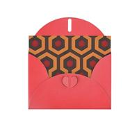 YYHWHJDE Carte de vœux rouge avec impression brillante pour Noël, anniversaire d'enfant, Saint-Valentin et invitation à une fête