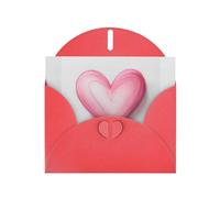 YYHWHJDE Carte de vœux rouge pour Noël, anniversaire d'enfant, Saint-Valentin et invitation à une fête