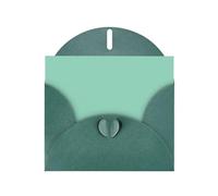 YYHWHJDE Carte de vœux vert foncé à motif turquoise, parfaite pour la Saint-Valentin, un anniversaire de mariage et des invitations de fête