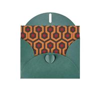 YYHWHJDE Carte de vœux vert foncé avec motif brillant parfait pour la Saint-Valentin, un anniversaire de mariage et des invitations de fête