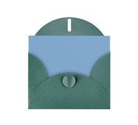 YYHWHJDE Carte de vœux vert foncé, motif azur, parfaite pour la Saint-Valentin, un anniversaire de mariage et des invitations de fête