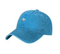 YYHWHJDE Casquette de baseball noire bébé jaune d'œuf couché dans des imprimés coquille d'œuf, chapeau réglable en coton pour homme et femme pour le sport, les activités de plein air, les voyages