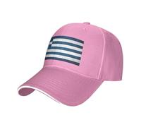YYHWHJDE Casquette de baseball unisexe motif drapeau grec noir : respirant, léger, rose, taille unique