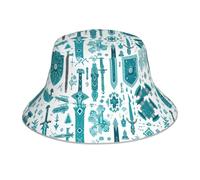 YYHWHJDE Chapeau cloche réfléchissant léger et respirant pour homme et femme Noir