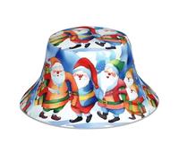 YYHWHJDE Chapeau cloche réfléchissant unisexe léger respirant pliable motif nain de Noël